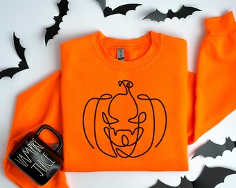 Sweat à Capuche Halloween Citrouille Pour Homme - Coupe Ample, Style Décontracté, Parfait Pour L'Automne