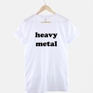 Heavy Metal T-Shirt – Soft Cotton Rock Band Tee, Vintage Style Unisex Fit image 3