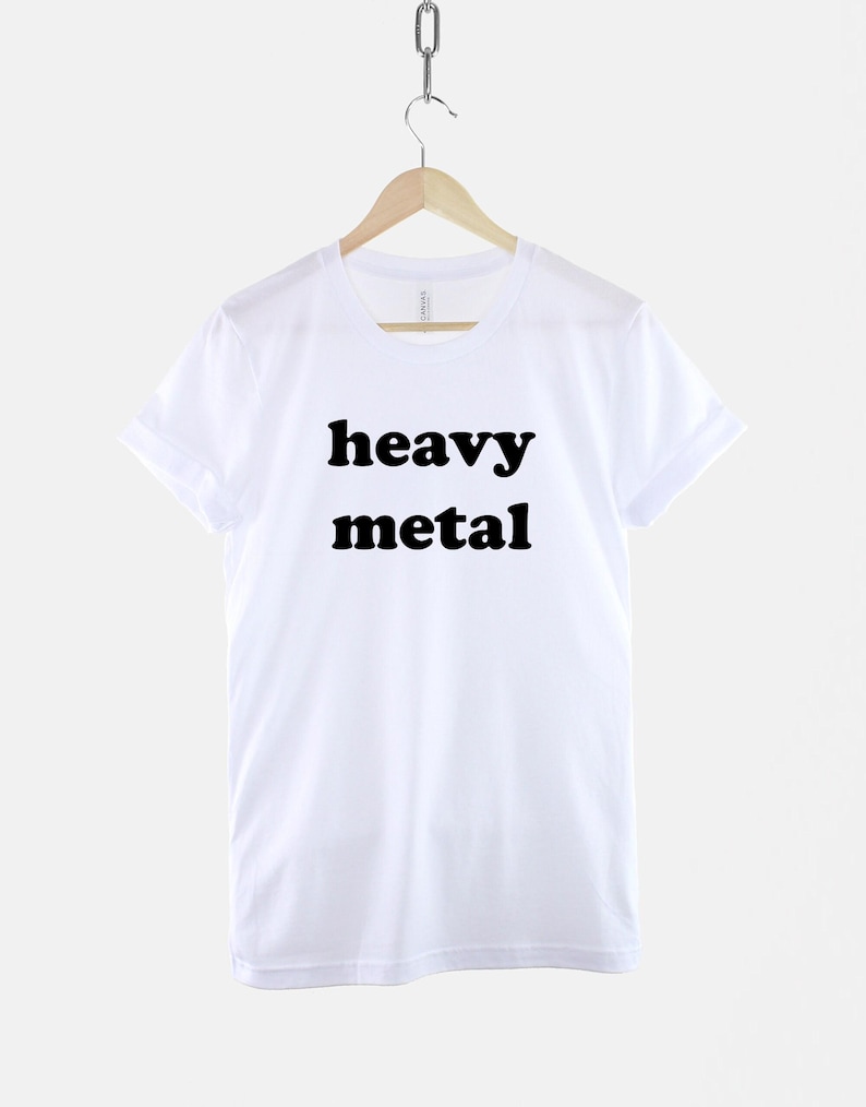 Heavy Metal T-Shirt – Soft Cotton Rock Band Tee, Vintage Style Unisex Fit image 3