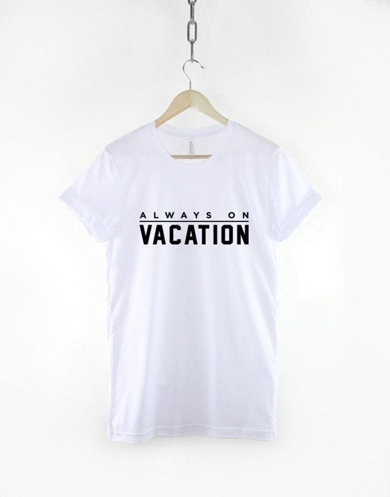 On Vacation T-Shirt, Vacation Mode Shirt, Funny Holiday Graphic Tee, Travel Lover Top image 2
