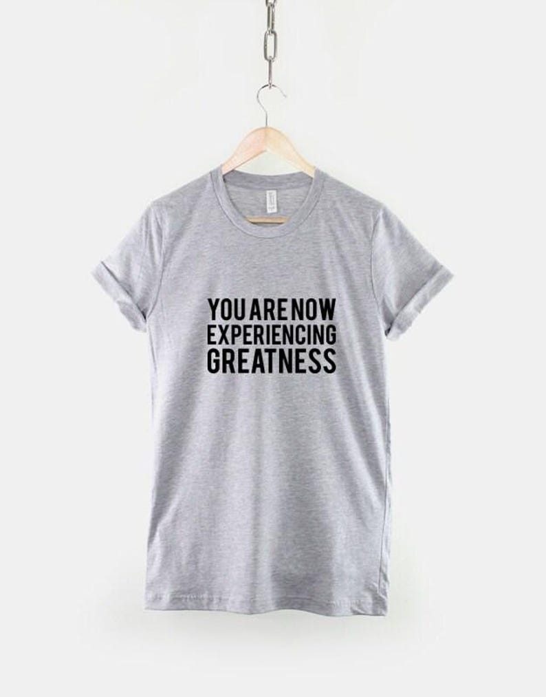 Greatness Slogan – Cotton Tee: Urban Streetwear, Soft Unisex Shirt image 2