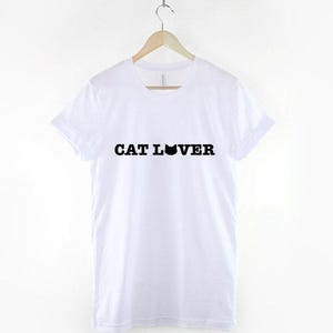 Cat Lover Tee: Soft Cotton, Long Lasting Print, Unisex Casual Apparel image 3