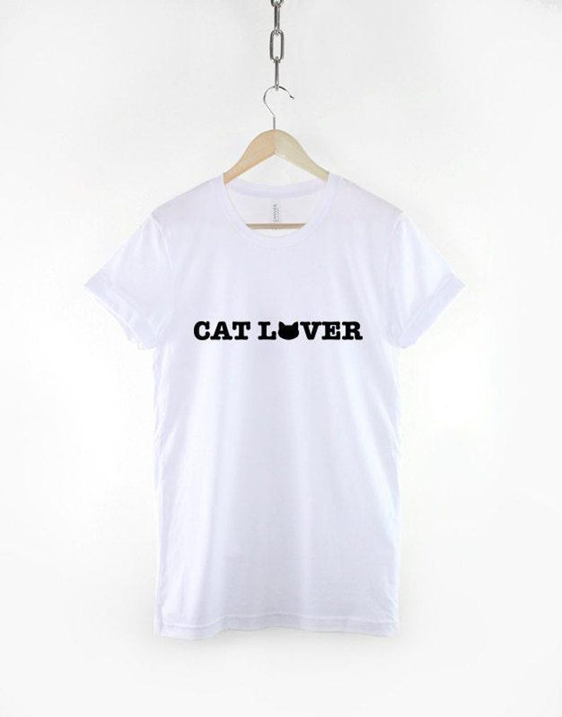 Cat Lover Tee: Soft Cotton, Long Lasting Print, Unisex Casual Apparel image 3
