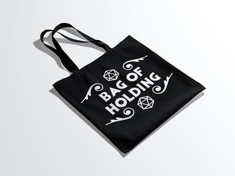 Bag Of Holding Tote Bag Dungeons And Dragons Bag Dungeons And Dragons Binder Bag Dungeons And Dragons Book Bag image 3