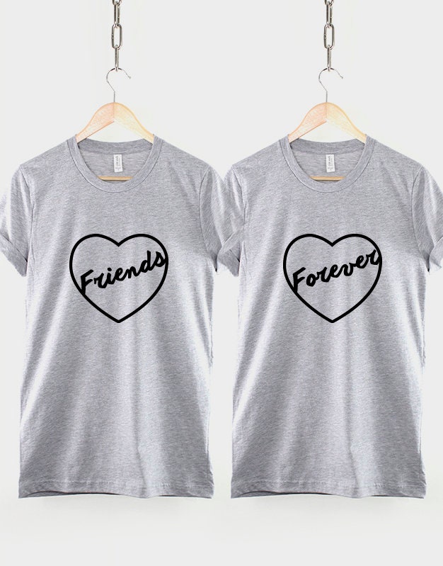 Best Friends T-Shirts Set | Friends Forever | Best Friend T-Shirt