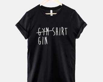 Funny Gin T Shirt: Playful Cocktail Humor Tee, Cotton Unisex Fit
