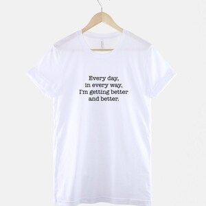 Personalised Affirmation Shirt, Positive Mantra Graphic Tee, Mental Health Motivation Gift image 3