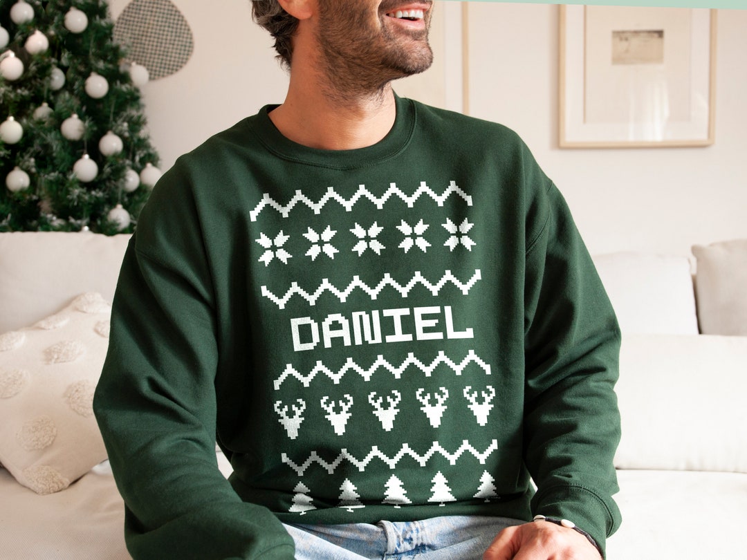 Felpa natalizia personalizzata: maglione per le feste in famiglia - Etsy  Italia