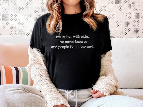 Inspirational Poetic Slogan Shirt: Trendy Womens Black Tee, Blogger Style (Ring Spun Cotton, XS-6XL)