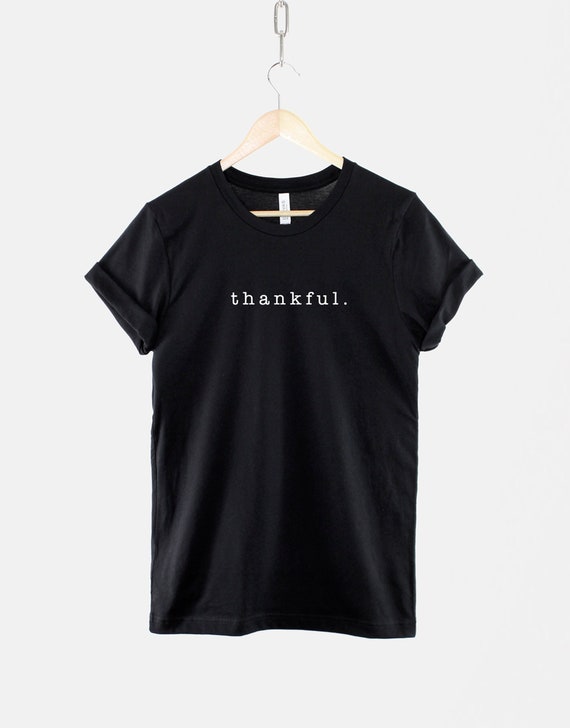 Thankful Positive Slogan Sweatshirt Thankful Positive Slogan Sweatshirt