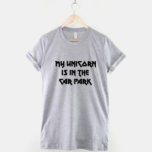 Unicorn Heavy Metal T-Shirt: Fantasy Rock Graphic Tee, Cotton Blend, Soft Fit image 3