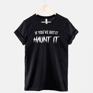 Kids Halloween Ghost Shirt, Cute Spooky T Shirt for Boys Girls, Trick or Treat Graphic Tee, Halloween Party Outfit image 1