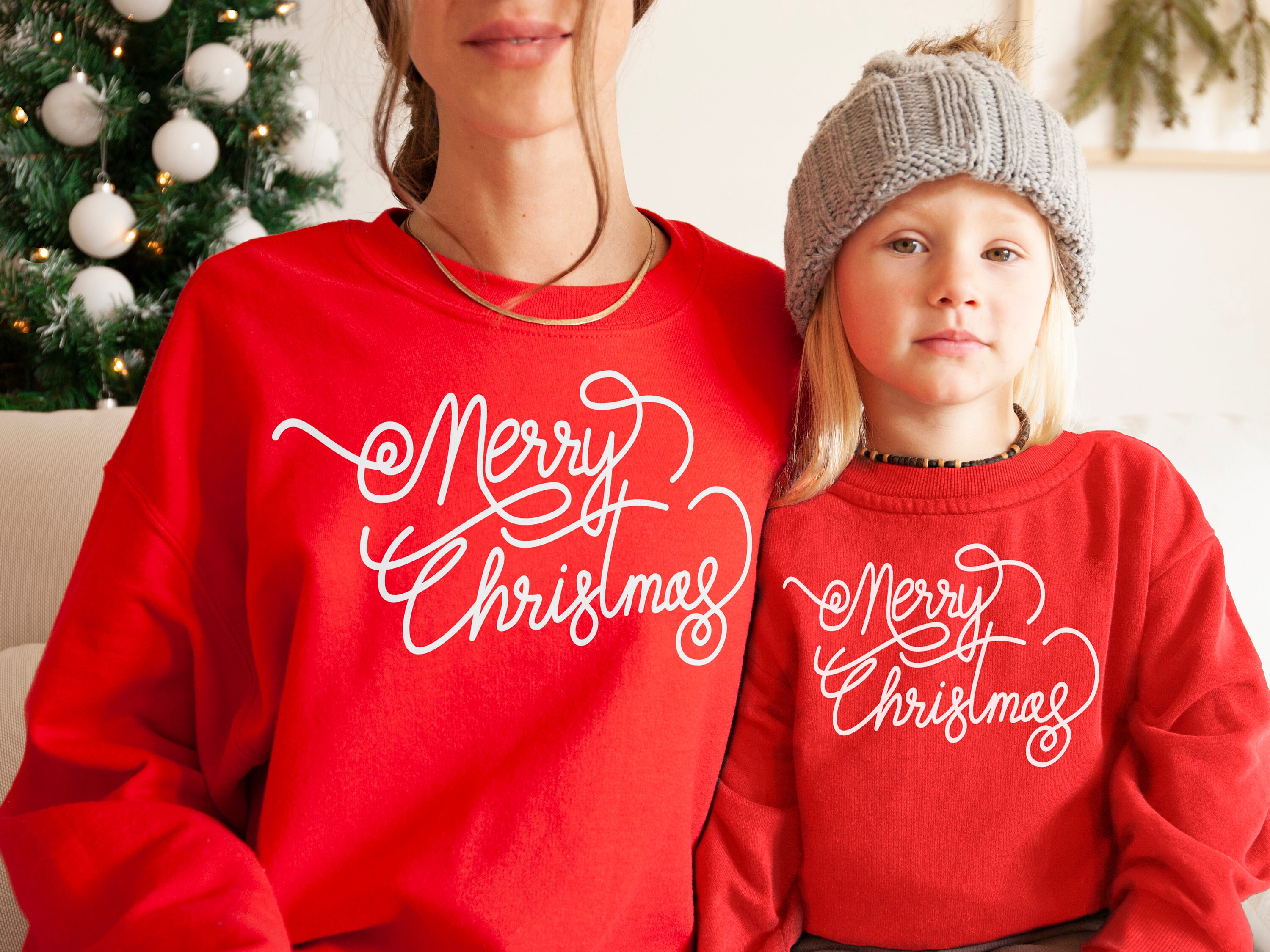 Felpa per la famiglia di buon Natale Maglioni natalizi abbinati