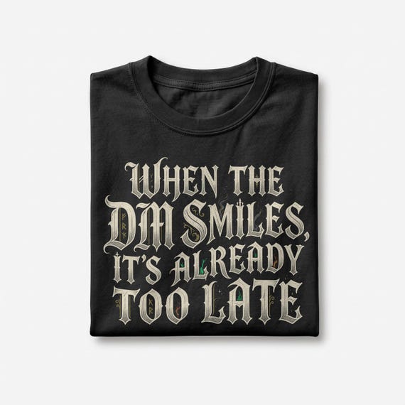 Funny Dungeon Master Shirt, Dungeons & Dragons Tee, DnD Gift for DM, Tabletop RPG Shirt, Fantasy Gamer Tee
