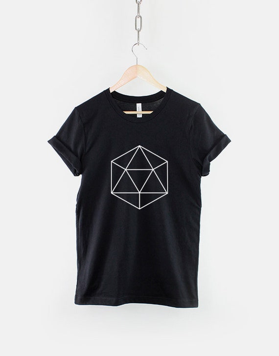 Geometric Hexagon T-shirt: Minimalist Polygon Print, Soft Cotton