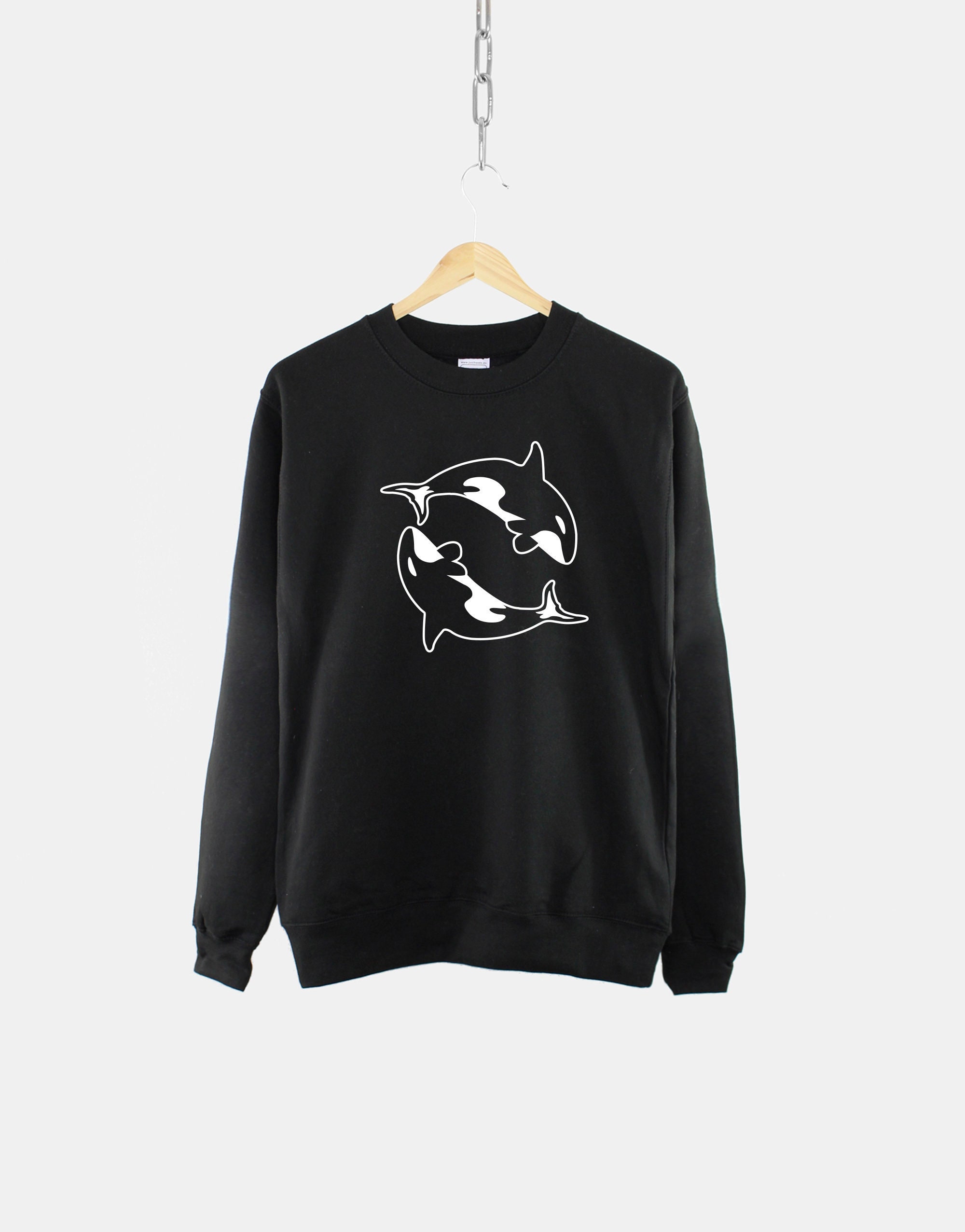 Killer Whale Sweatshirt Men Designer Branded Jumper 