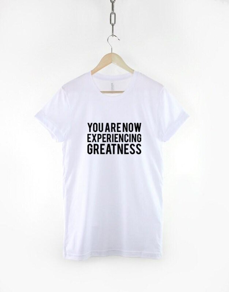 Greatness Slogan – Cotton Tee: Urban Streetwear, Soft Unisex Shirt image 3