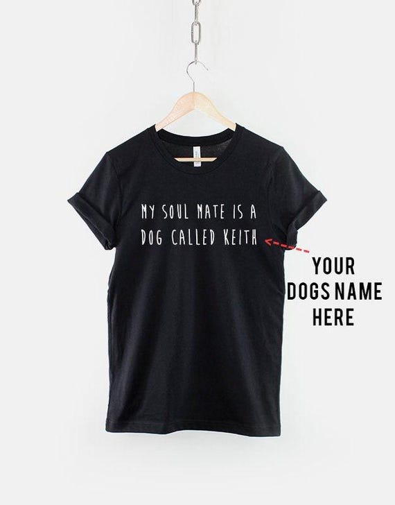 Custom Dog Name Shirt: Personalized Dog Lover T-Shirt, Soft Cotton Print