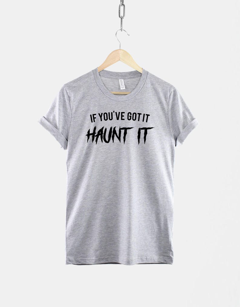 Kids Halloween Ghost Shirt, Cute Spooky T Shirt for Boys Girls, Trick or Treat Graphic Tee, Halloween Party Outfit image 2