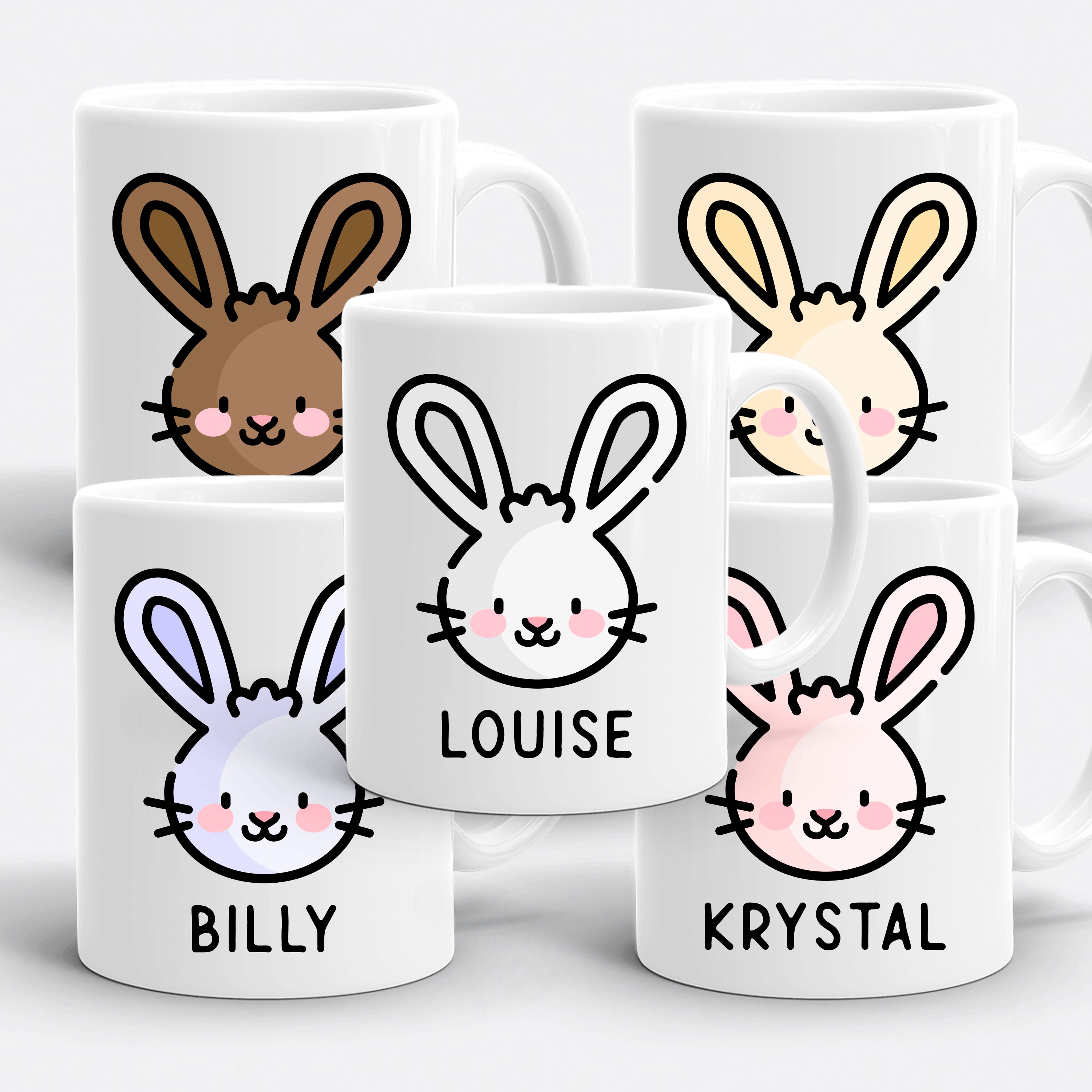 Bunny Gift Rabbit Gift Personalised Rabbit Mug Personalised Mug Easter Mug Easter Accessory