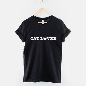 Cat Lover Tee: Soft Cotton, Long Lasting Print, Unisex Casual Apparel image 1
