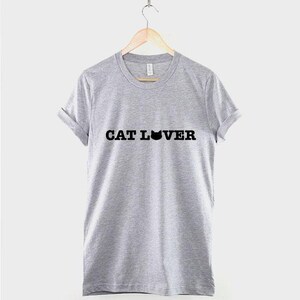 Cat Lover Tee: Soft Cotton, Long Lasting Print, Unisex Casual Apparel image 2