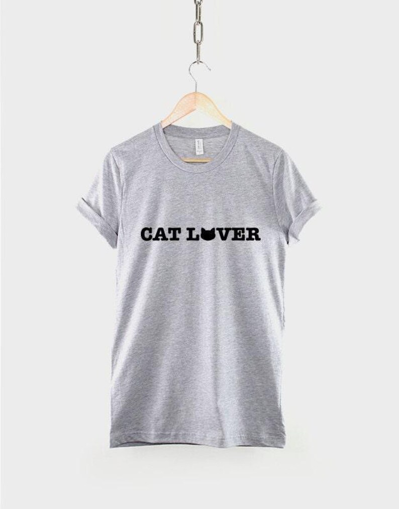 Cat Lover Tee: Soft Cotton, Long Lasting Print, Unisex Casual Apparel image 2