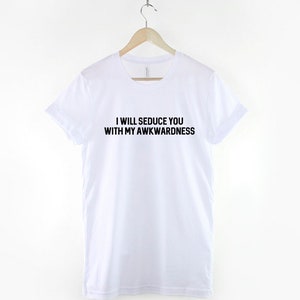 Awkward Slogan Tee Socially Awkward Single Life Humor, Witty Graphic (Unisex XS-6XL, Cotton) image 3