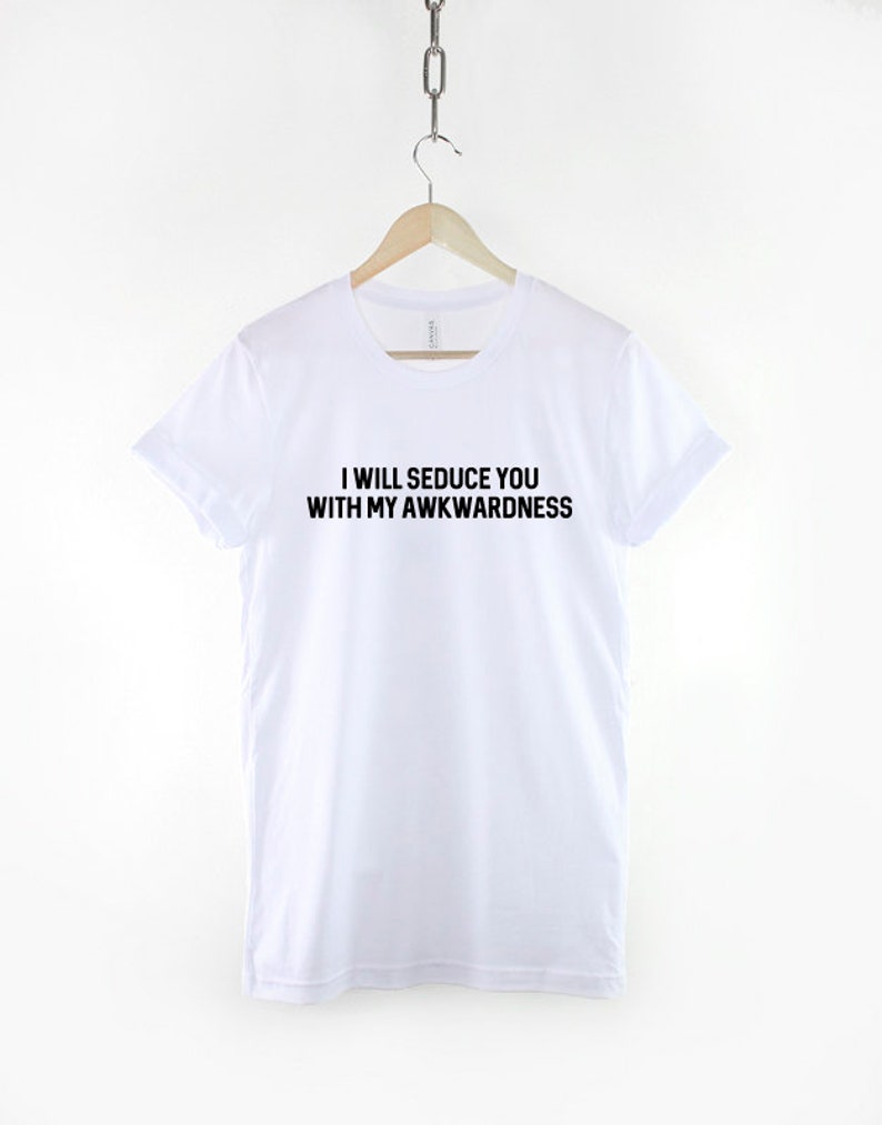 Awkward Slogan Tee Socially Awkward Single Life Humor, Witty Graphic (Unisex XS-6XL, Cotton) image 3