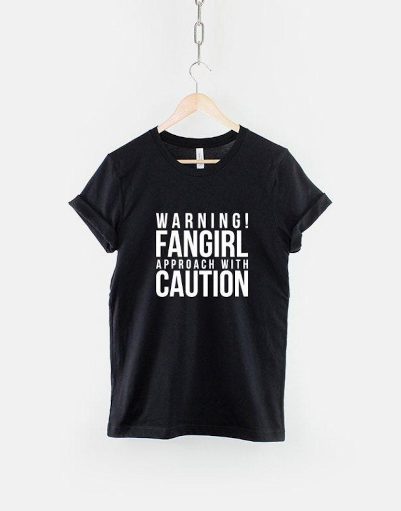 Fangirl Band Shirt, Music Lover Tee, Soft Cotton, Durable Print, Unisex Sizing image 1