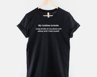Camiseta de introvertido sarcástico, humor antisocial, 100 % algodón (unisex)