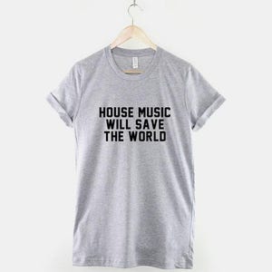 House Music Shirt, EDM Festival T Shirt, Electronic Dance Graphic Tee, Gift for Rave Lover image 3