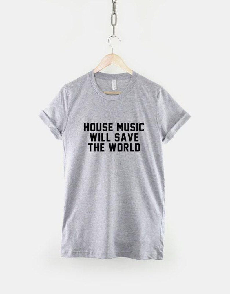 House Music Shirt, EDM Festival T Shirt, Electronic Dance Graphic Tee, Gift for Rave Lover image 3