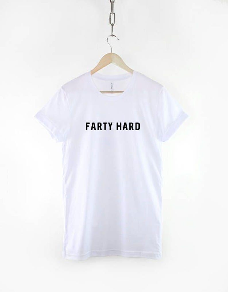 Funny Dad Shirt, Farty Hard Cotton Tee, Father's Day Humor Top image 3