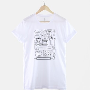 Baker T-Shirt: Cotton Baking Shirt, Culinary Gift for Bread Lovers image 3