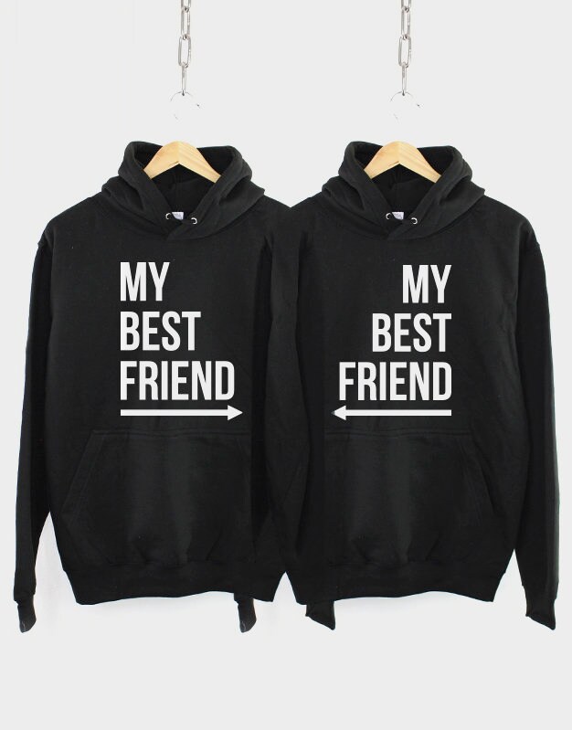 Best Friends Hoodies / 2 x My Best Friend Hoodie / Twin Pack Etsy