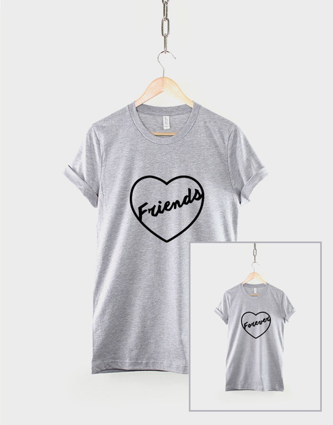 Beste Freunde T Shirt Für 2 2 beste Freunde T-Shirts Set / Freunde für immer beste Freund | Etsy