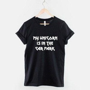 Unicorn Heavy Metal T-Shirt: Fantasy Rock Graphic Tee, Cotton Blend, Soft Fit image 1