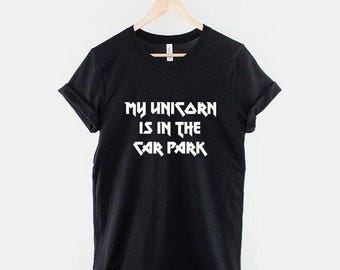 Unicorn Heavy Metal T-Shirt: Fantasy Rock Graphic Tee, Cotton Blend, Soft Fit