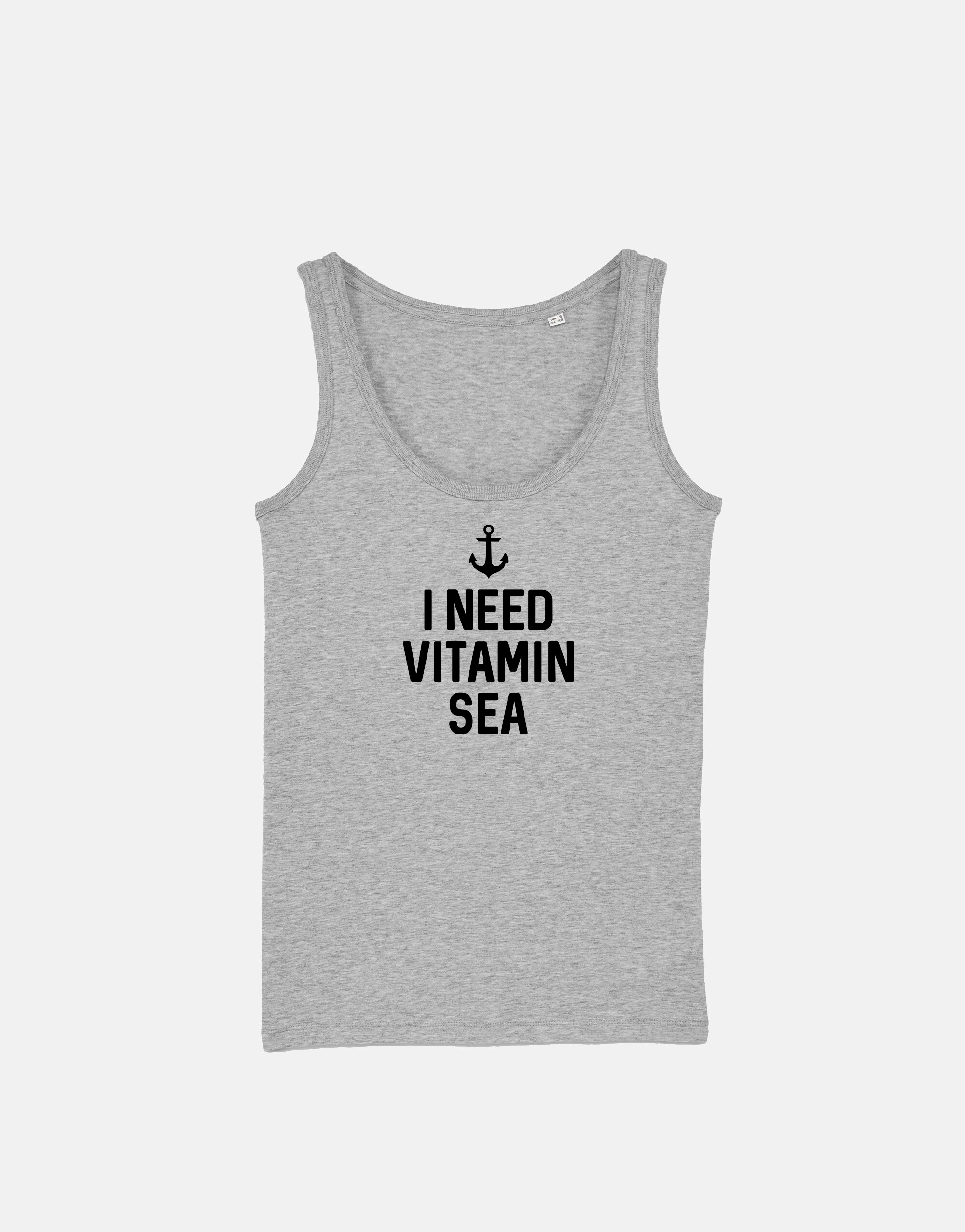 I Need Vitamin Sea Tank Top Nautical Anchor Captain Vest Shirt Clothing Womens Clothing Tops & Tees Tanks 