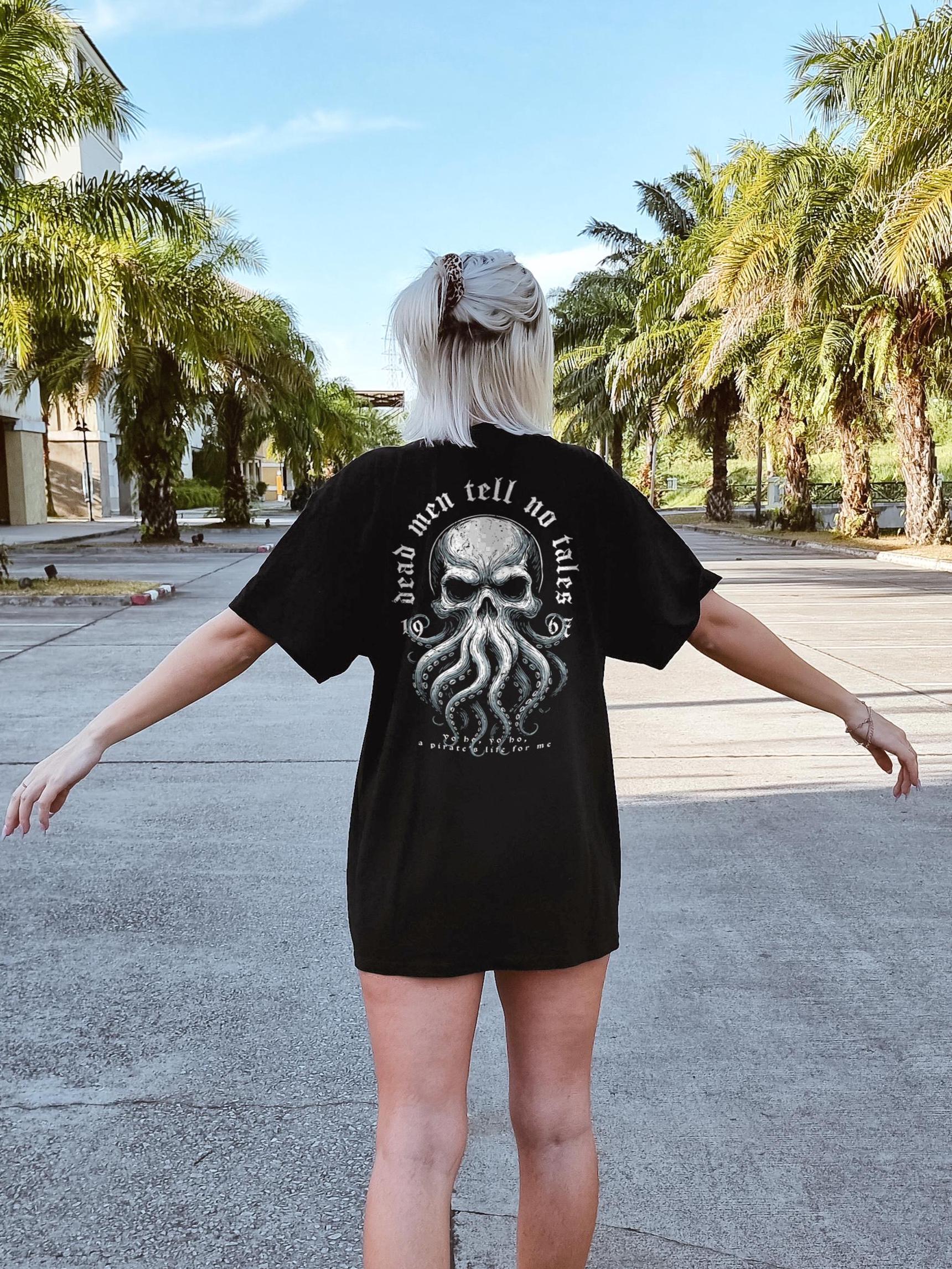 Dead Men Tell No Tales Shirt: Vintage Pirates Ride Skull Tee - Etsy