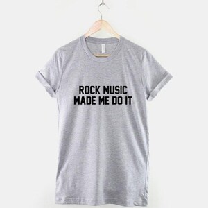 Shirt rockmuziek, ontwerp geïnspireerd op retroband, cadeau vintage rockfan afbeelding 3