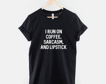 Sarcastic Coffee Shirt, Funny Caffeine Quote T Shirt, Grumpy Morning Humor Tee, Gift for Coffee Lover