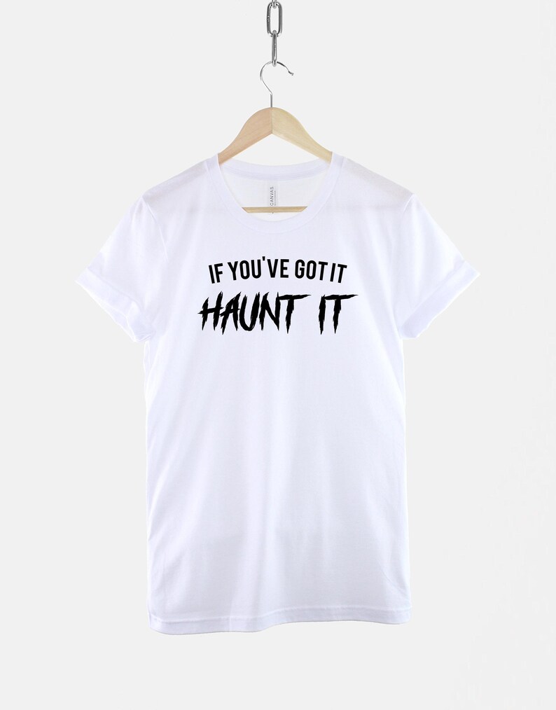 Kids Halloween Ghost Shirt, Cute Spooky T Shirt for Boys Girls, Trick or Treat Graphic Tee, Halloween Party Outfit image 3