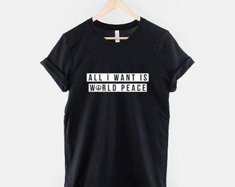 Weltfrieden Shirt, Liebe nicht Krieg T Shirt, Hippie Frieden Grafik T-Shirt, Retro Festival Top