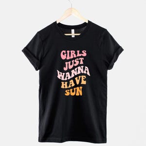 Camiseta retro de verano, camiseta con gráfico de atardecer, camiseta con estética de los 70, top playero vintage imagen 3