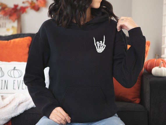 Skeleton best sale hand hoodie