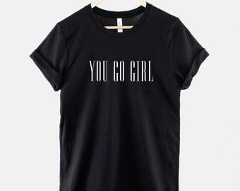 Camiseta feminista con poder femenino, camiseta empoderadora para mujeres, camiseta con eslogan feminista audaz, camiseta inspiradora