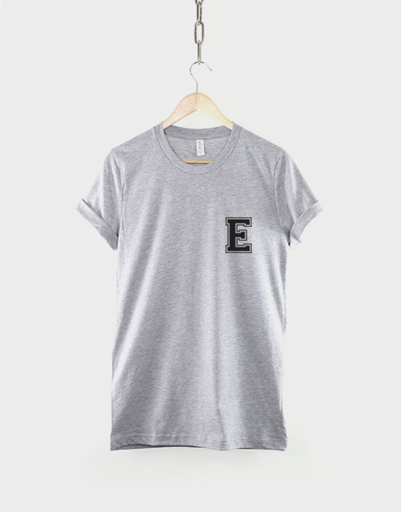t shirt with initials