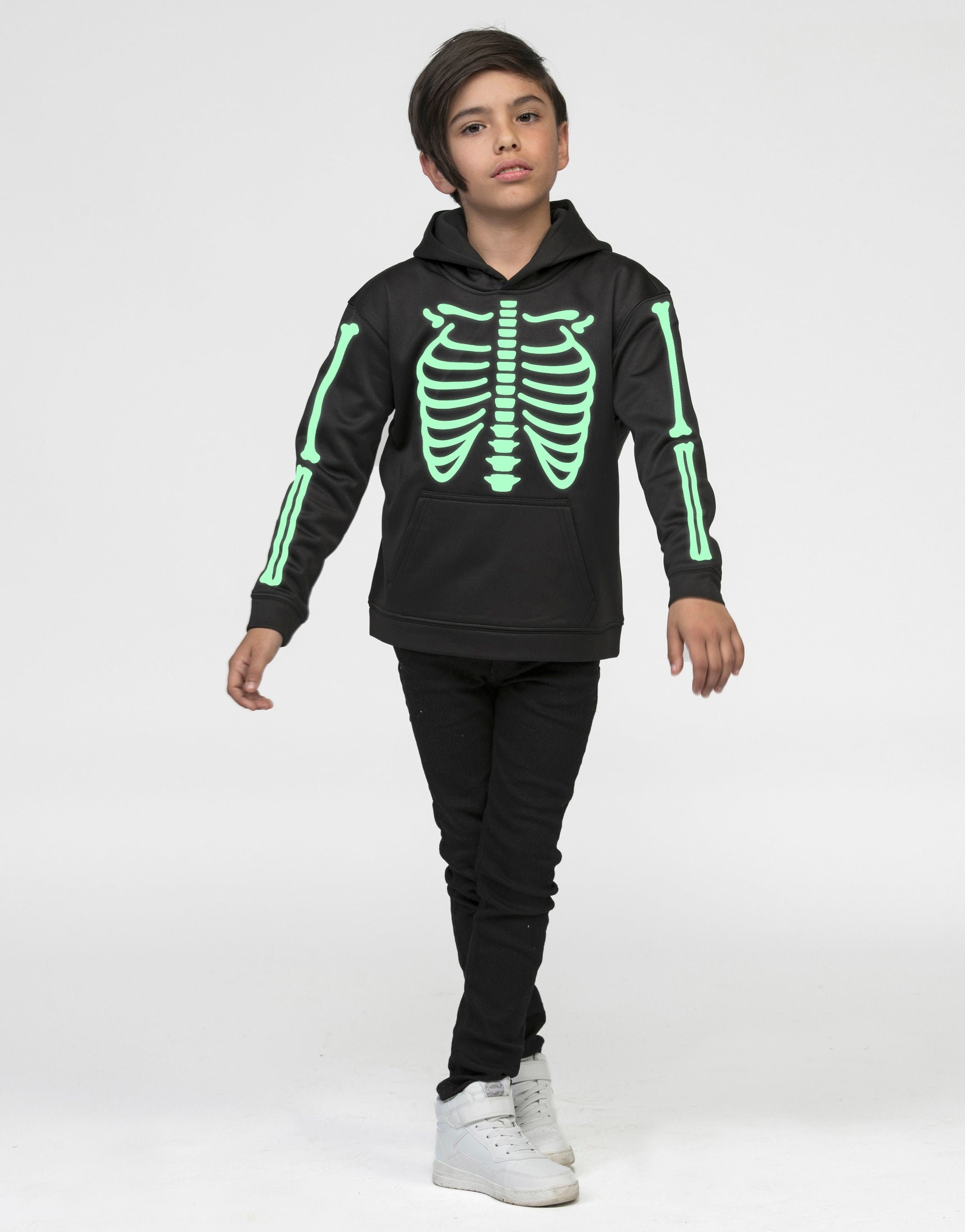 Kids Glow In The Dark Skeleton Costume